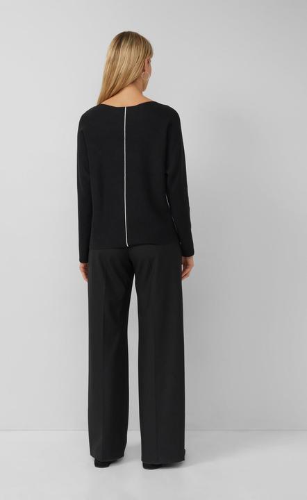 Produktbild s.Oliver Strickpullover Strickpullover mit Colour-Blocking und Fledermausärmeln (48)