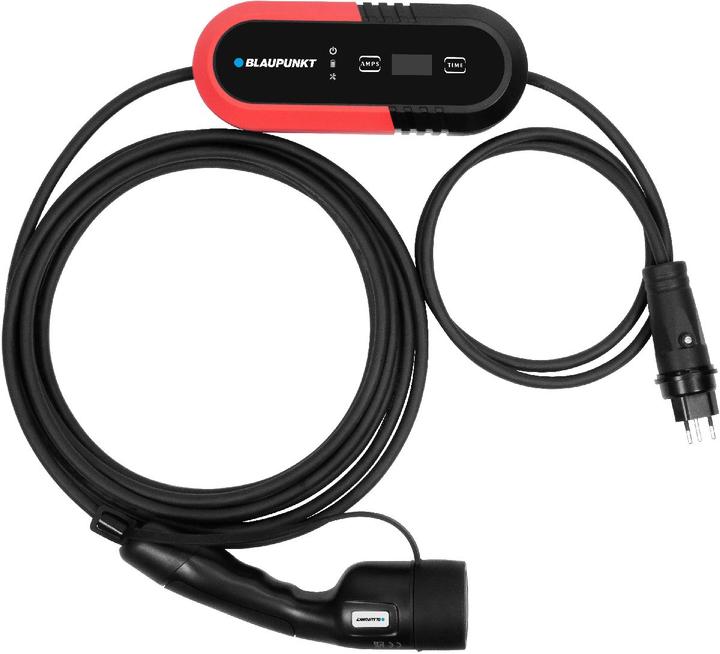 Blaupunkt Portables Ladegerät mit CH-Stecker für Elektroautos (1.80 kW, 8 A, Tipo 12)