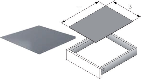 Image du produit Agoform Tapis antidérapant AGO-Solid Découpe fixe pour largeur ArciTech