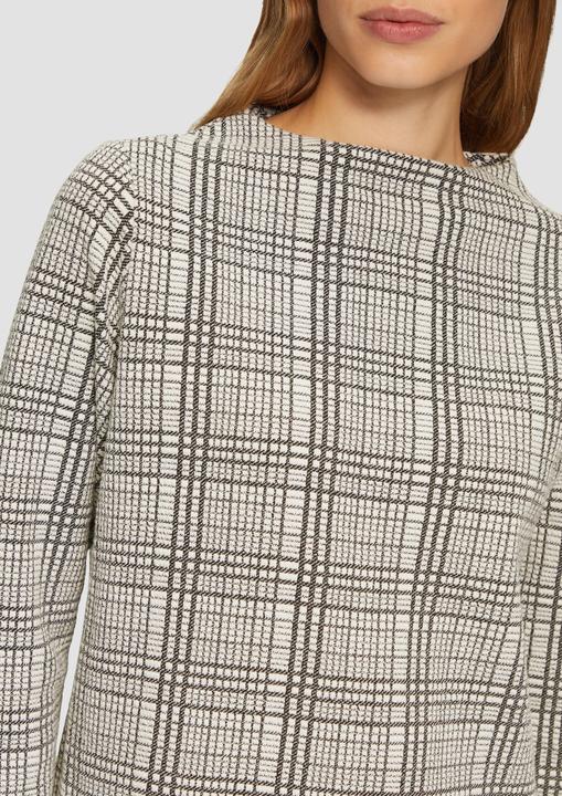 Image du produit S.Oliver Kleid Gemustertes Sweat-Kleid mit Turtleneck (36)