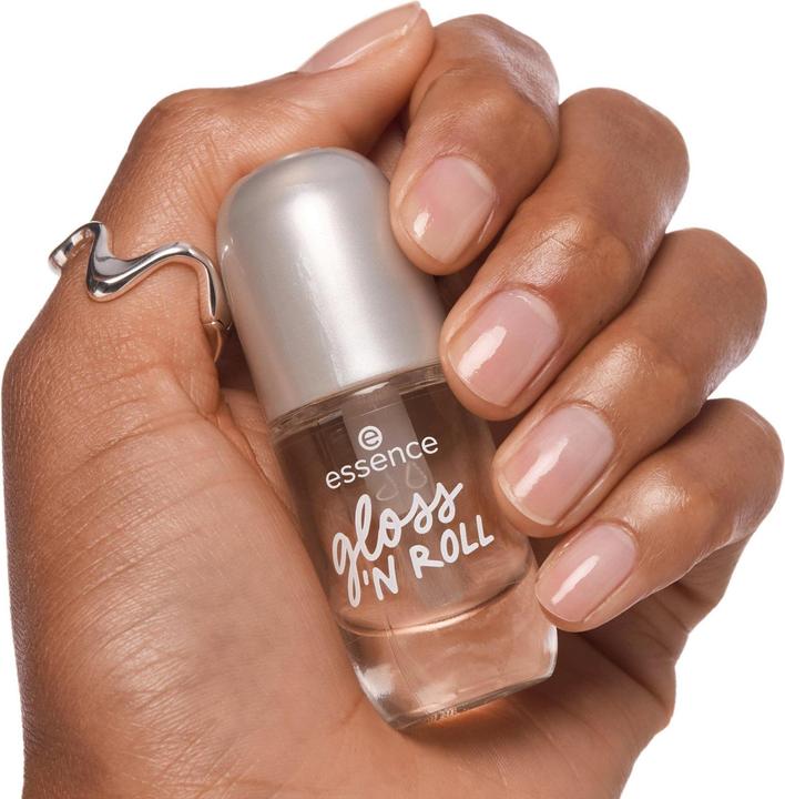 Produktbild essence gel nail colour (01 gloss 'N ROLL, Gel-Effekt Nagellack)