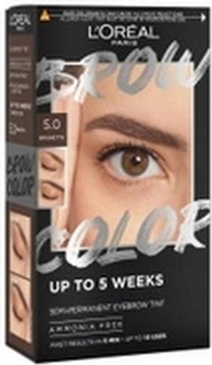 Produktbild L'Oréal Paris Brow Color Semi-Permanent Eyebrow Tint (1.0 Black)
