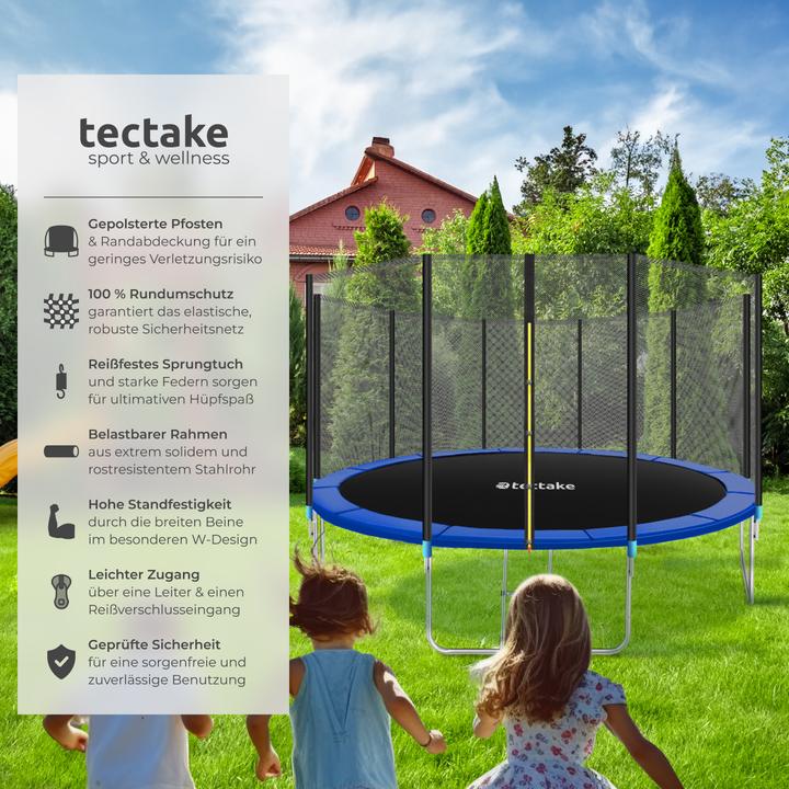 Actual product image tectake Trampoline Garfunky (457 cm)