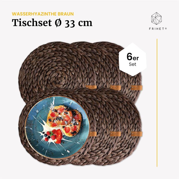 Produktbild Frihet 6-teiliges Tischset Oslo (6 Stk., 33 cm)