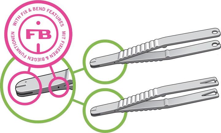 Produktbild Star Piercing Snaptiles mit Labrethalter 100stk. (Kunststoff)