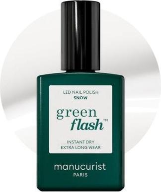 Immagine prodotto Manucurist Smalto Green Flash Neve (Bianco, Vernice UV gel)