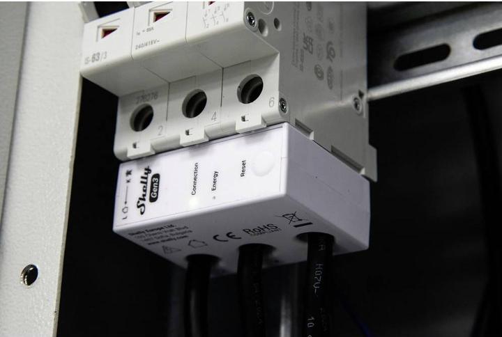 Actual product image Shelly 3EM-63T Gen3