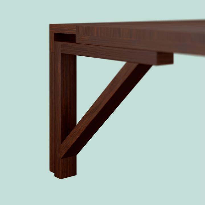 Actual product image Relaxdays Wand-Klapptisch (60 x 40 x 27 cm)