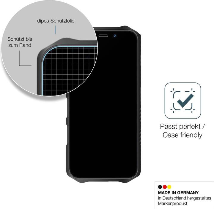 Actual product image Dipos Anti-Shock Screen Protector Matte (1 Piece, Oucitel K12)