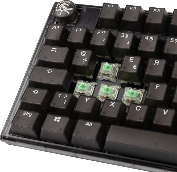 Image du produit Ducky One 3 Aura Black Clavier de jeu, RGB LED - Gateron Baby Kangaroo (DE, Filaire)