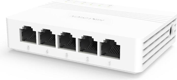 Actual product image Hikvision DS-3E0505D-E (5 ports)