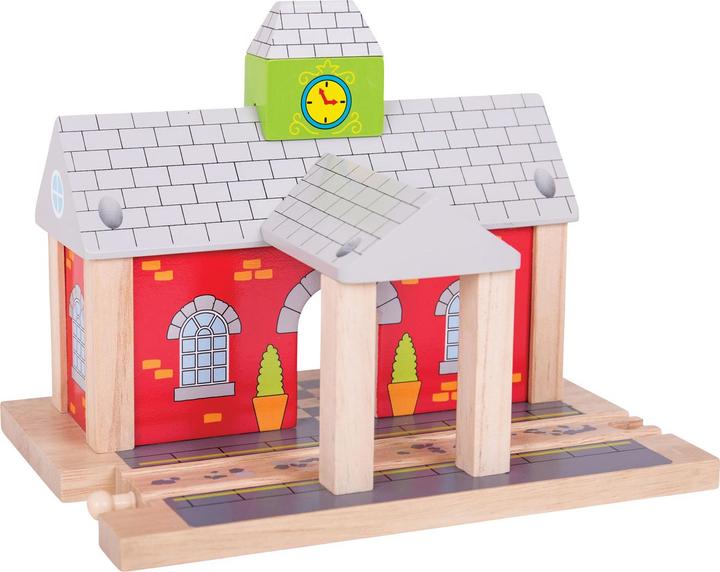 Productafbeelding Bigjigs Houten treinstation