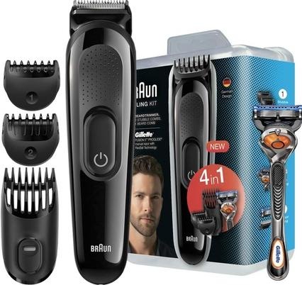 Produktbild Braun SK3000 Color Negro 4 en 1 + Gillette F5 ProGlide