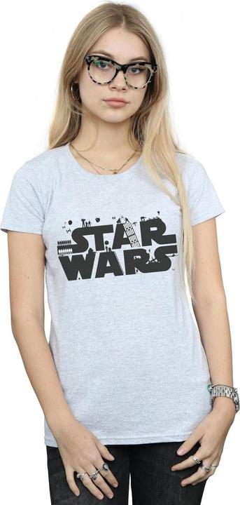Immagine prodotto Star Wars Minimalist Logo Maglietta Donna (S)