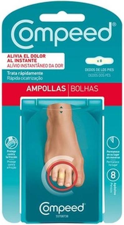 Produktbild Compeed AMPOLLAS entre dedos pies 8 apósitos