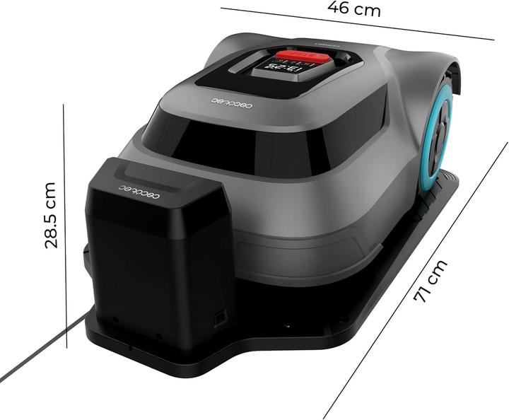 Actual product image Cecotec Grasshopper 500 Map Connected Robot Mower (500 m², Boundary wire)
