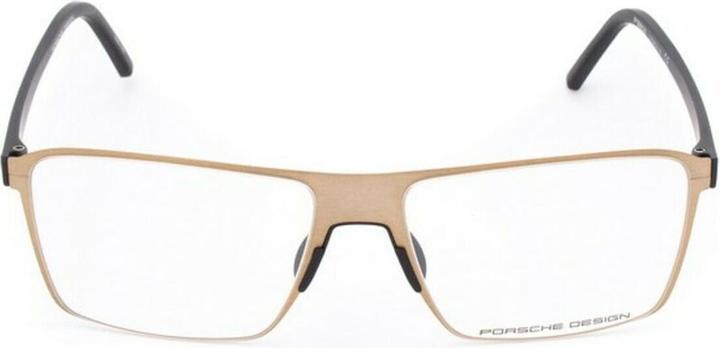 Actual product image Porsche Design Glasses Frame Brushed Gold/Matte Black P8309 C 56mm