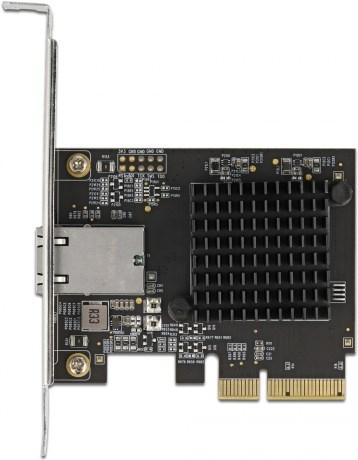 Actual product image Delock PCI Express x4 card 1 x RJ45 10 Gigabit LAN AQC107 (PCI Express 3.0 x4)