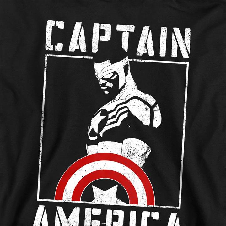 Produktbild Captain America Kapuzenpullover Zum Überziehen (128)