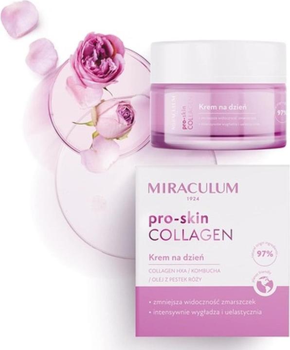 Actual product image MIRACULUM Collagen Pro-Skin Day Cream Anti-Wrinkle Face Cream Revitalizes Smooths Wrinkles Collagen (50 ml, Day cream)