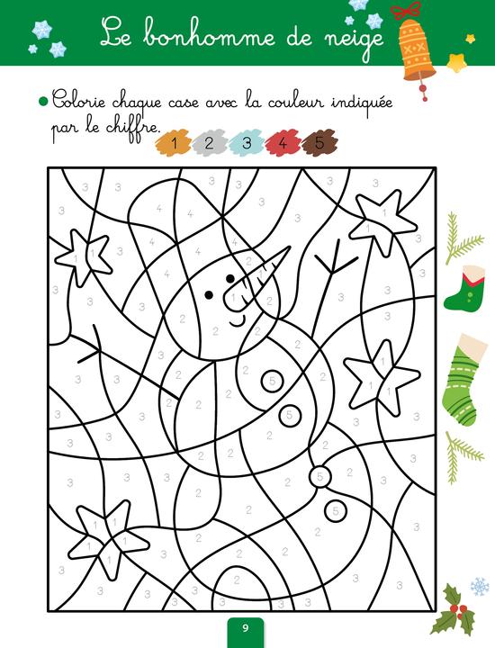 Image du produit Mes coloriages magiques et jeux de Noël : spécial chiffres (Français, Collectif, 2022)
