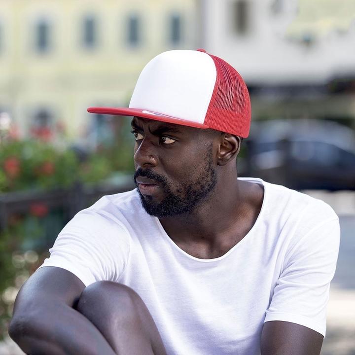 Actual product image Atlantis TruckerCap Snap 90s flat visor 5 panels (One size)