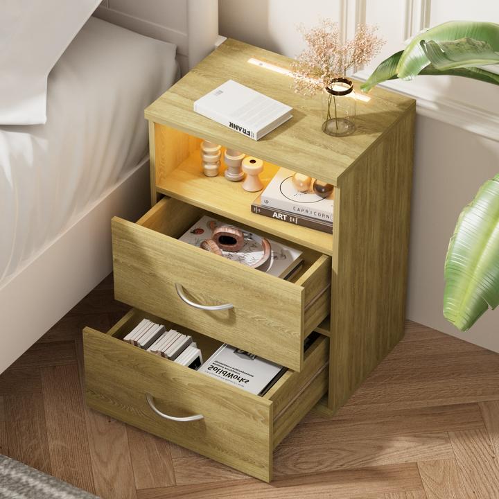 Produktbild Casaria Nachttisch (39 x 28 x 54 cm)