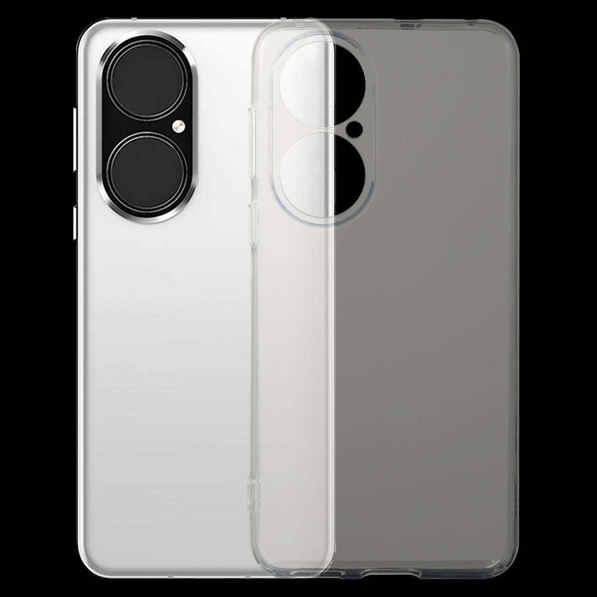 König Design Hülle Handy Schutz für Huawei P50 Case Cover Tasche Etuis Bumper Transparent Neu (Huawei P50), Smartphone H...