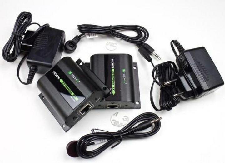 Image du produit Techly Extender HDMI via câble Cat RJ45 (0.07 m)