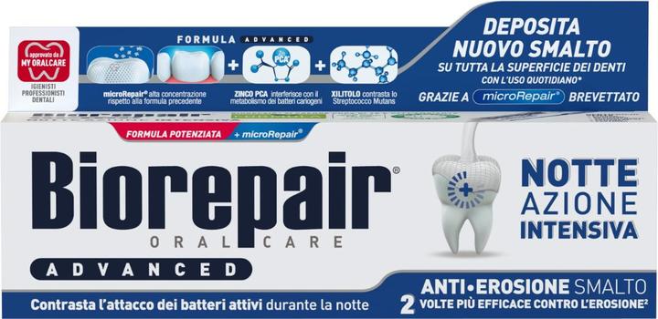 Image du produit Biorepair Advanced Intensive Night Anti-Erosion Toothpaste 75ml (75 ml)