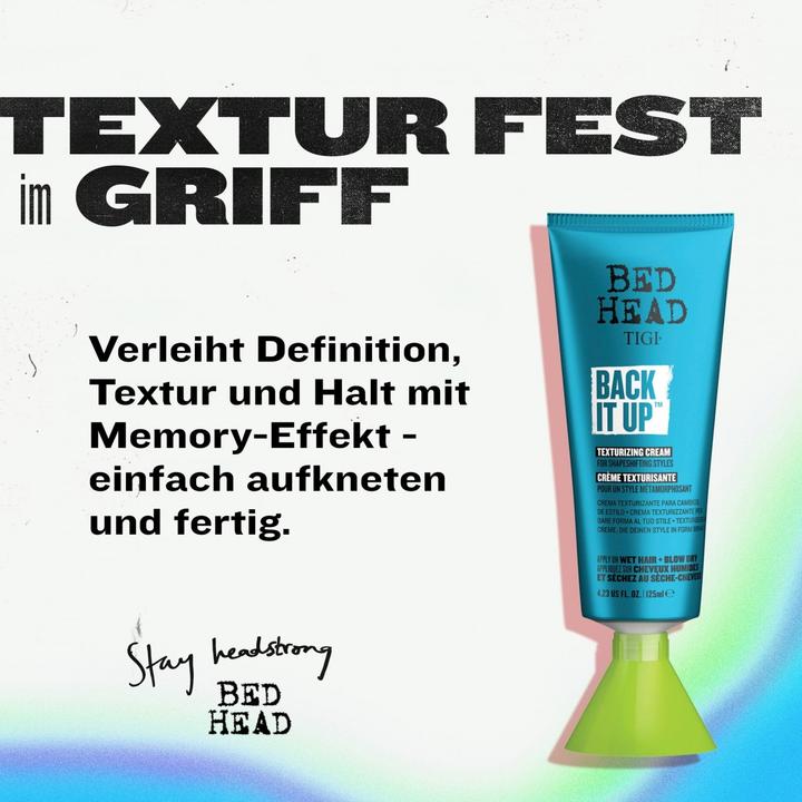 Actual product image Tigi Bed Head - Back it Up Texturizing Cream (Hair cream, 125 ml)