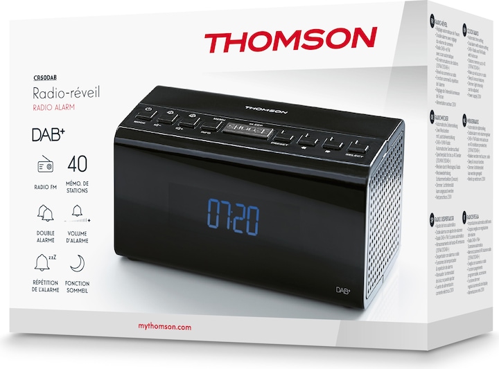 Image du produit Thomson Réveil CR50DAB Réveil numérique