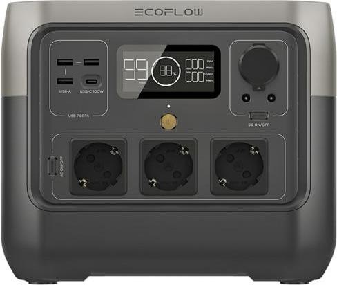 Produktbild EcoFlow River 2 Pro Powerstation mit 110W Solarpanel
