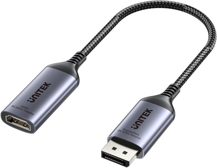 Produktbild Unitek Adapter from DisplayPort 14 to HDMI 21, 8K60Hz (HDMI)