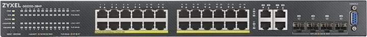 Productafbeelding Zyxel PoE+ schakelaar GS2220-28HP 28 poorten (28 ports)