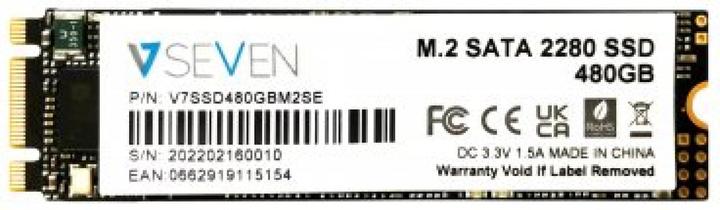 Image du produit V7 480GB M.2 SATA SSD M.2 3D (480 Go, M.2 2280)