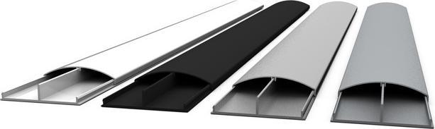 Actual product image Multibrackets Aluminium cable ducts (Duct, 1100 mm)