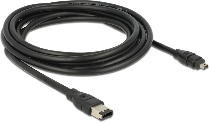 Immagine prodotto Delock Cavo FireWire IEEE 1394B 6Pin/4Pin, 3Meter (3 m, FireWire)