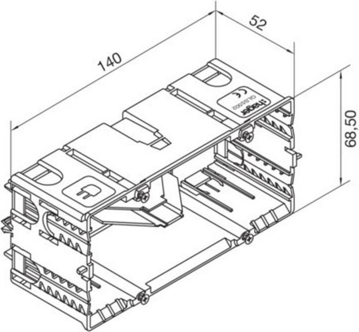 Actual product image Tehalit Junction box