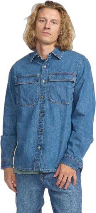 Immagine prodotto Revolution Camicia da lavoro in jeans a maniche lunghe (L)
