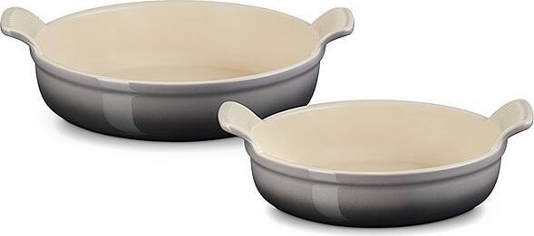 Actual product image Le Creuset Casserole dish set round Tradition 20/24 cm Flint