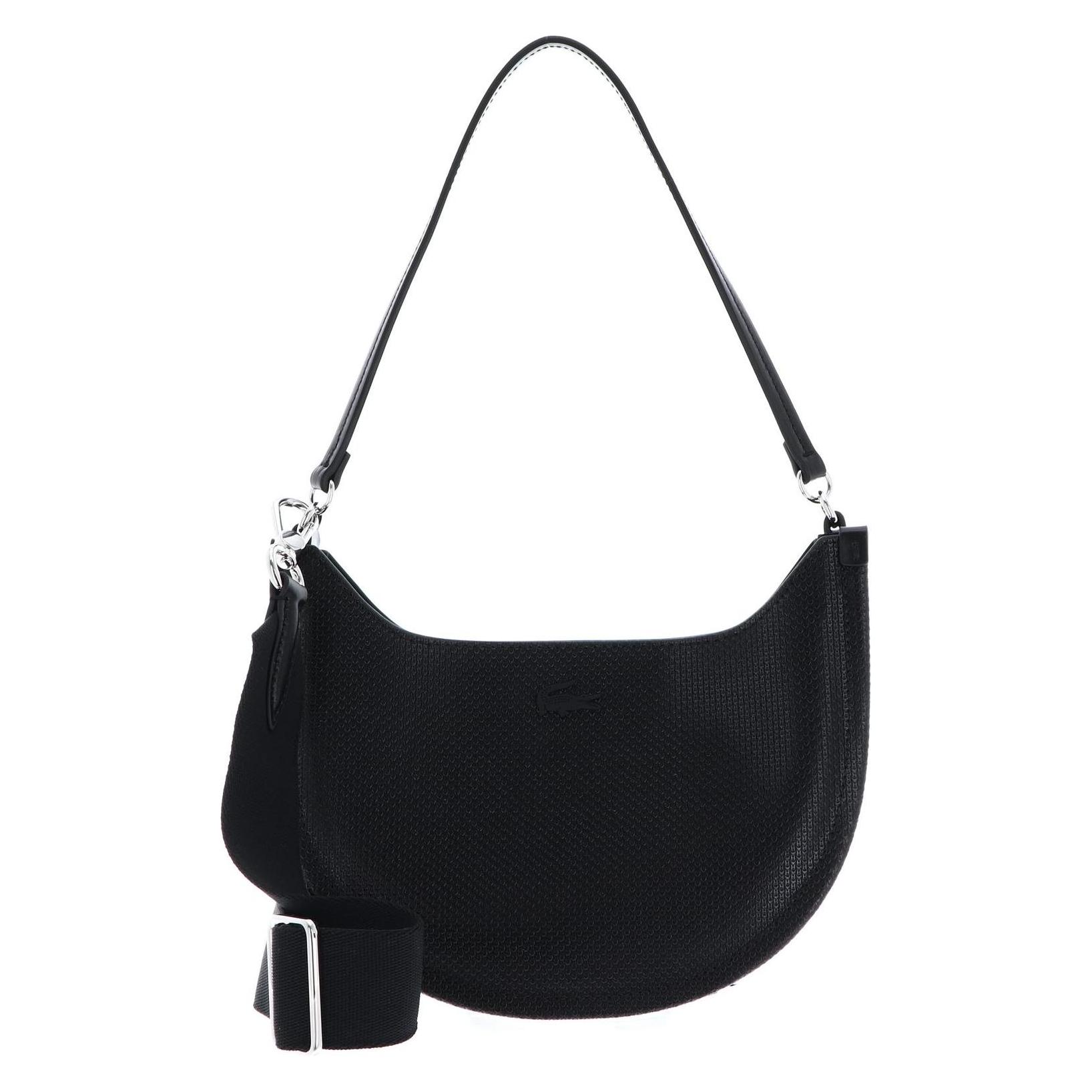 Lacoste, Damen, Handtasche, Chantaco Moon Bag, Schwarz