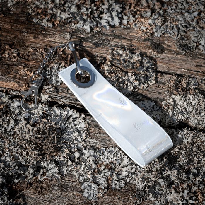 Immagine prodotto Softreflector Portachiavi Riflettore Cinturino Bianco, 11 x 3 cm
