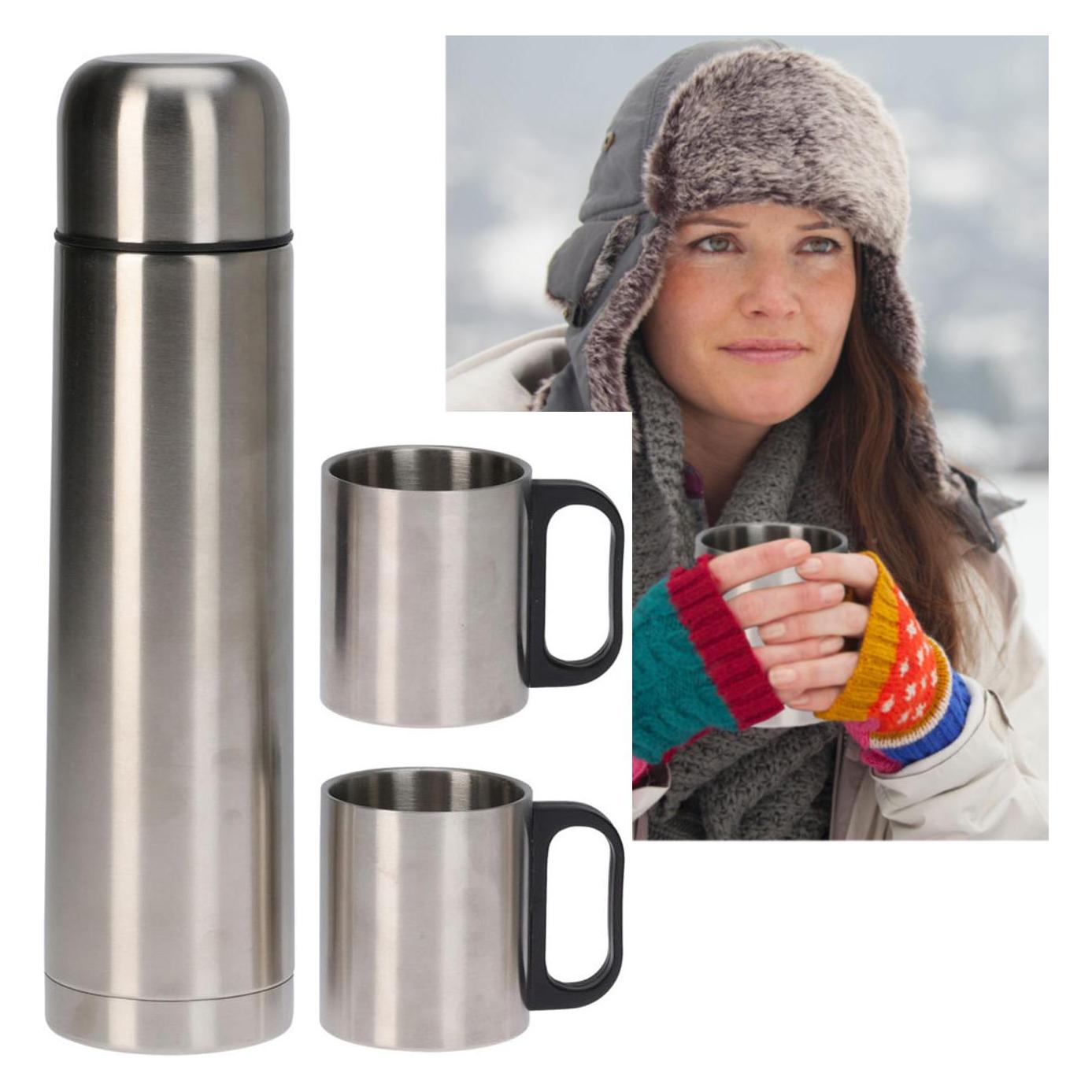 Koopman, Drinkfles + Thermosfles, (1 l)