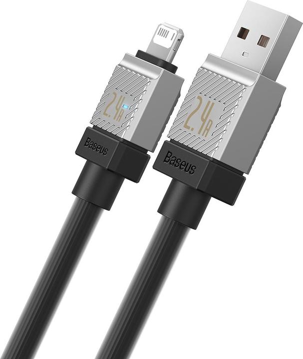 Produktbild Baseus Fast Charging cable USB-A to Lightning CoolPlay Series 2m, 2.4A (black) (2 m, USB 2.0)
