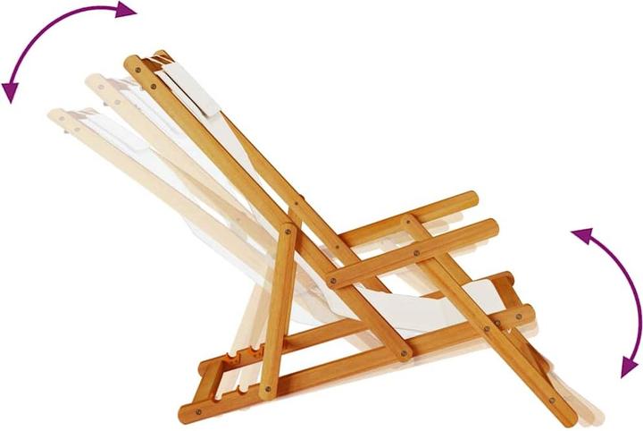 Produktbild vidaXL Strandstuhl Klappbar