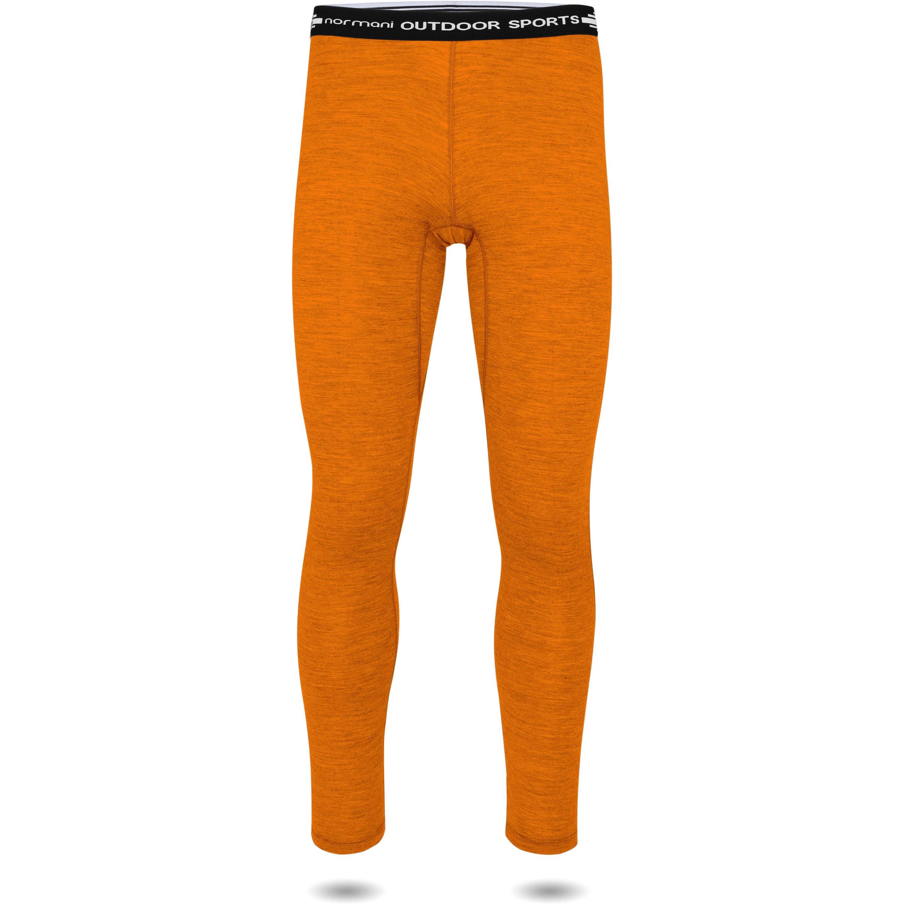 Normani, Herren, Funktionsunterhose, Herren Merino Unterhose Sydney (XL), Orange, XL