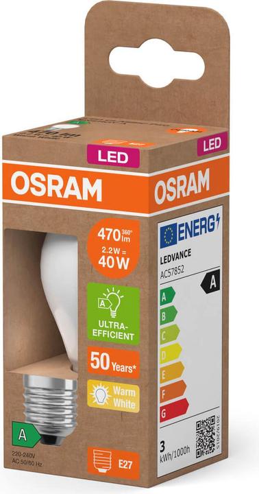 Image du produit Osram LED Classic P 40 (E27, 470 lm, 1x)
