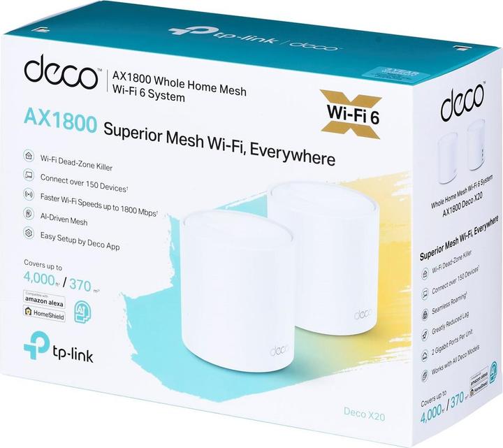Productafbeelding TP-Link Deco X20 Set van 2