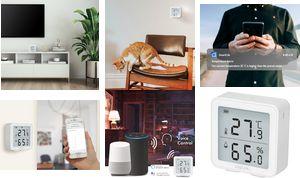 Productafbeelding LogiLink Thermo-hygro-meter, witte Wi-Fi bewaking op afstand via Smart Life App (gratis), - 1 pc.